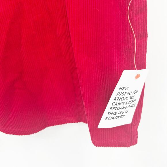 NWT Asos Design Womens Party Going Out Corduroy Puff Sleeve Corset Mini Dress 2P - Picture 5 of 9